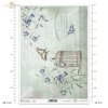 butterfly, butterflies, birdcage, bluebell flowers, meadow, garden, ornaments, floral, decor, letter, Schmetterlinge, Vogelkäfig, blaue Glockenblumen, Blumen, Wiese, Garten, Ornamente, floral, Dekor, Brief, Schrift, mariposas